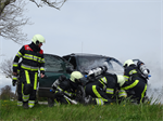 Prio 1 Brand Wegvervoer Auto Trekwei Driezum